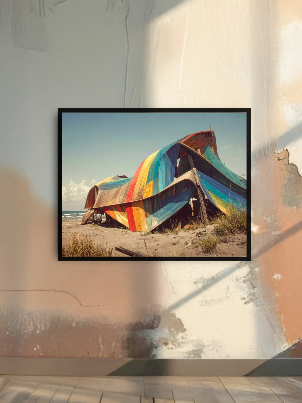 Beach Vibes - Wood Framed Canvas