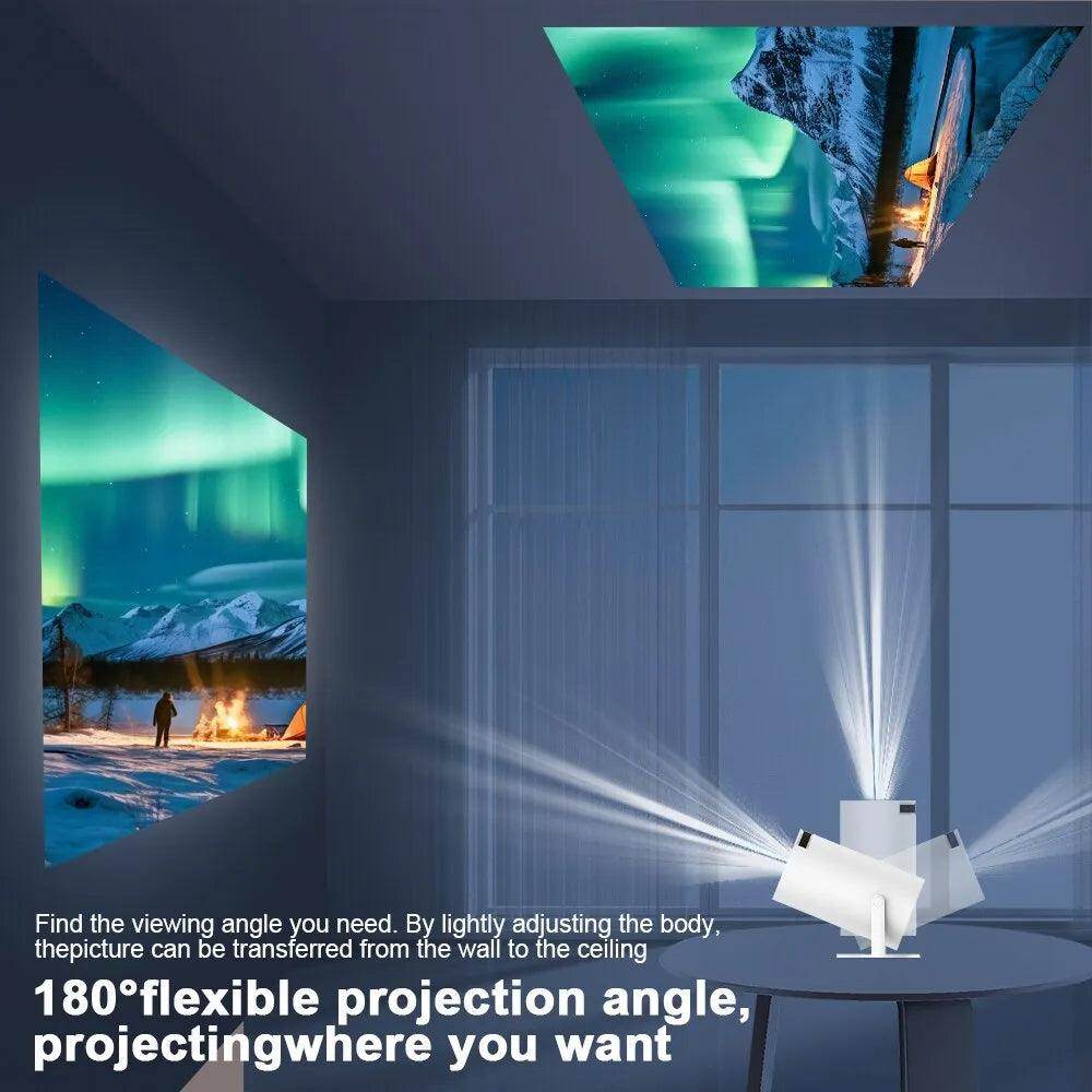Portable 4K Projector - Home Cinema Outdoor Projetor