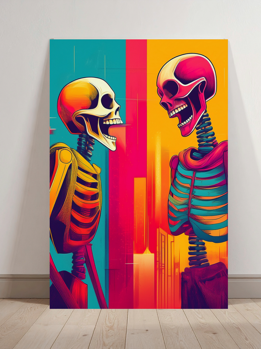 laughing skulls
