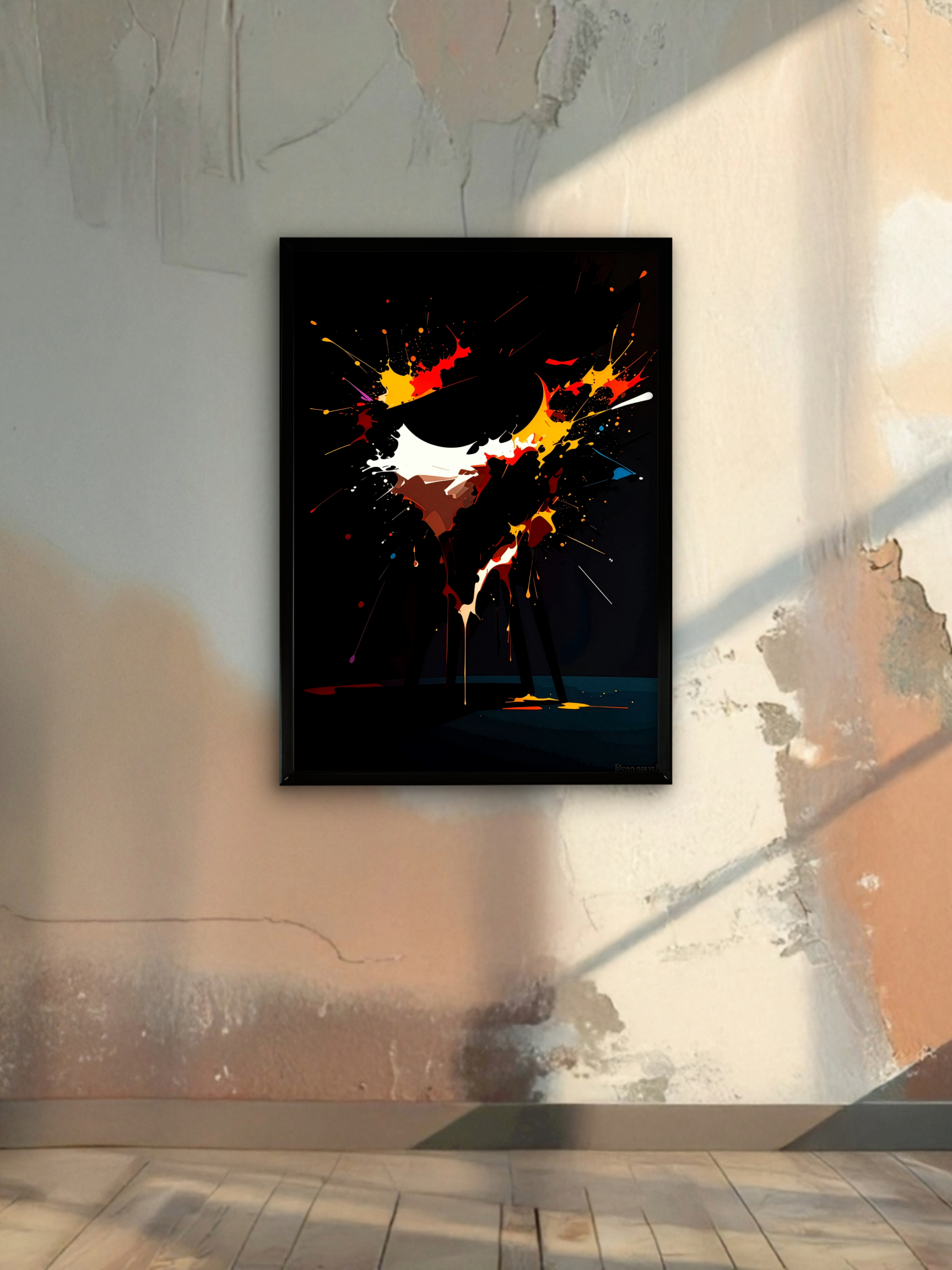 Abstract Color Spray