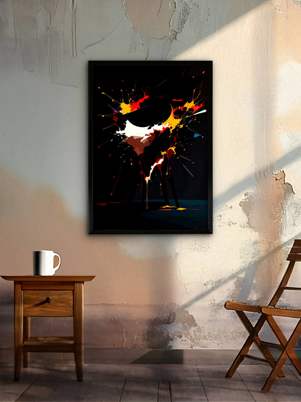 Abstract Color Spray
