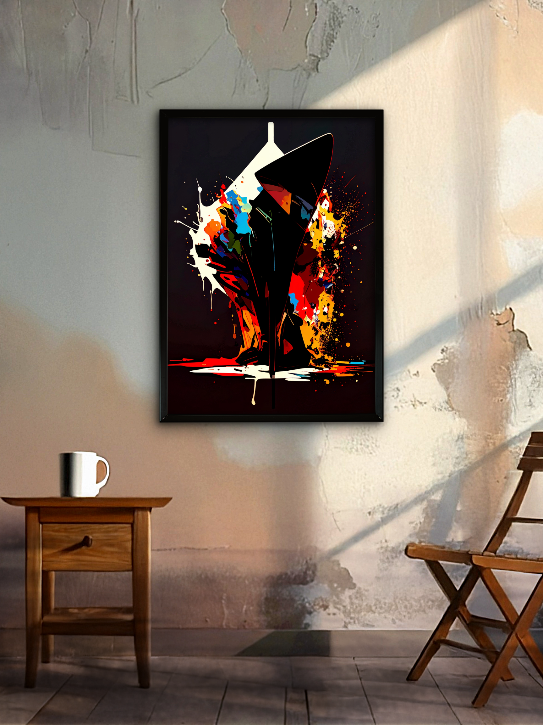 Abstract Color Cup