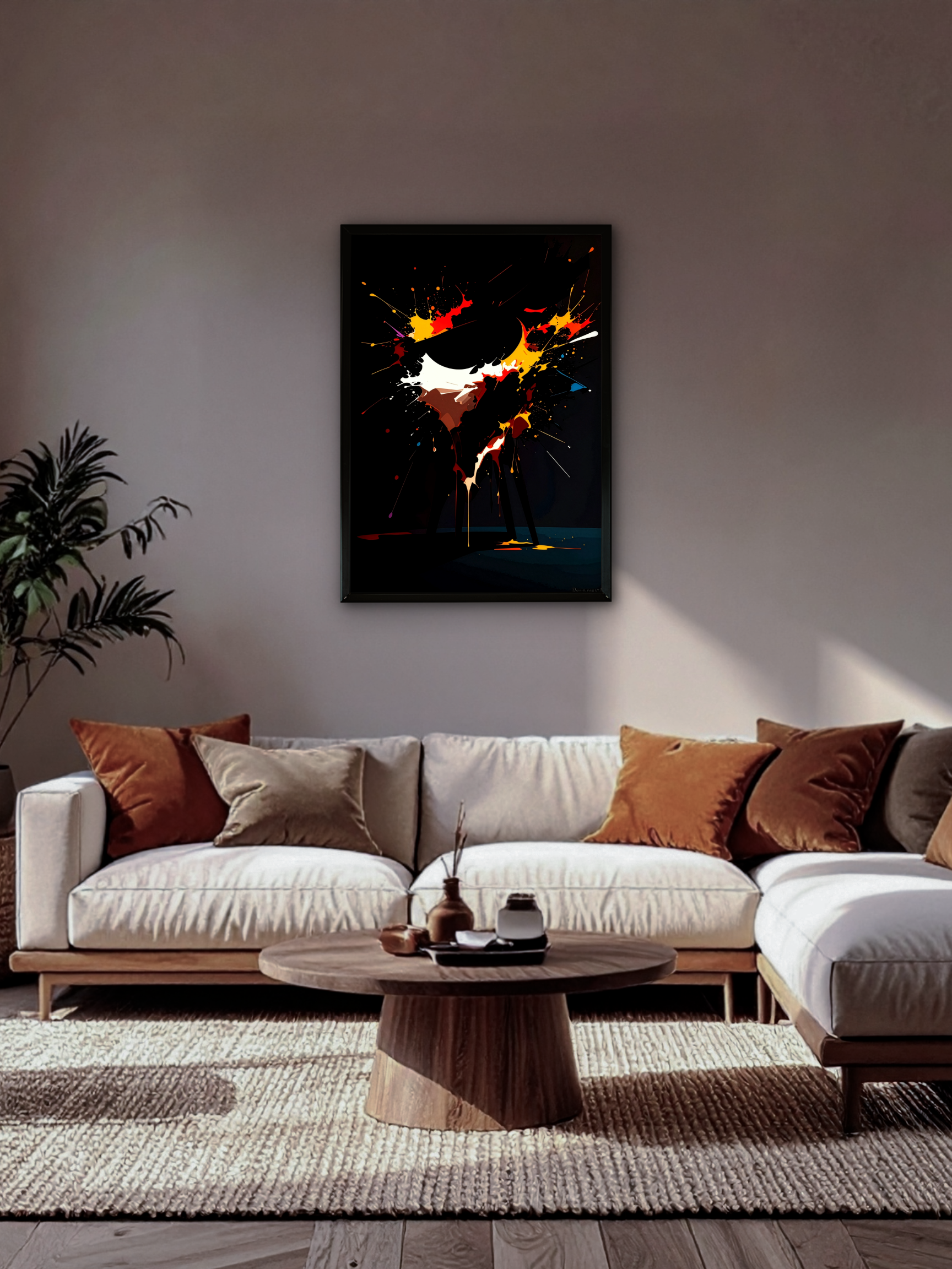 Abstract Color Spray