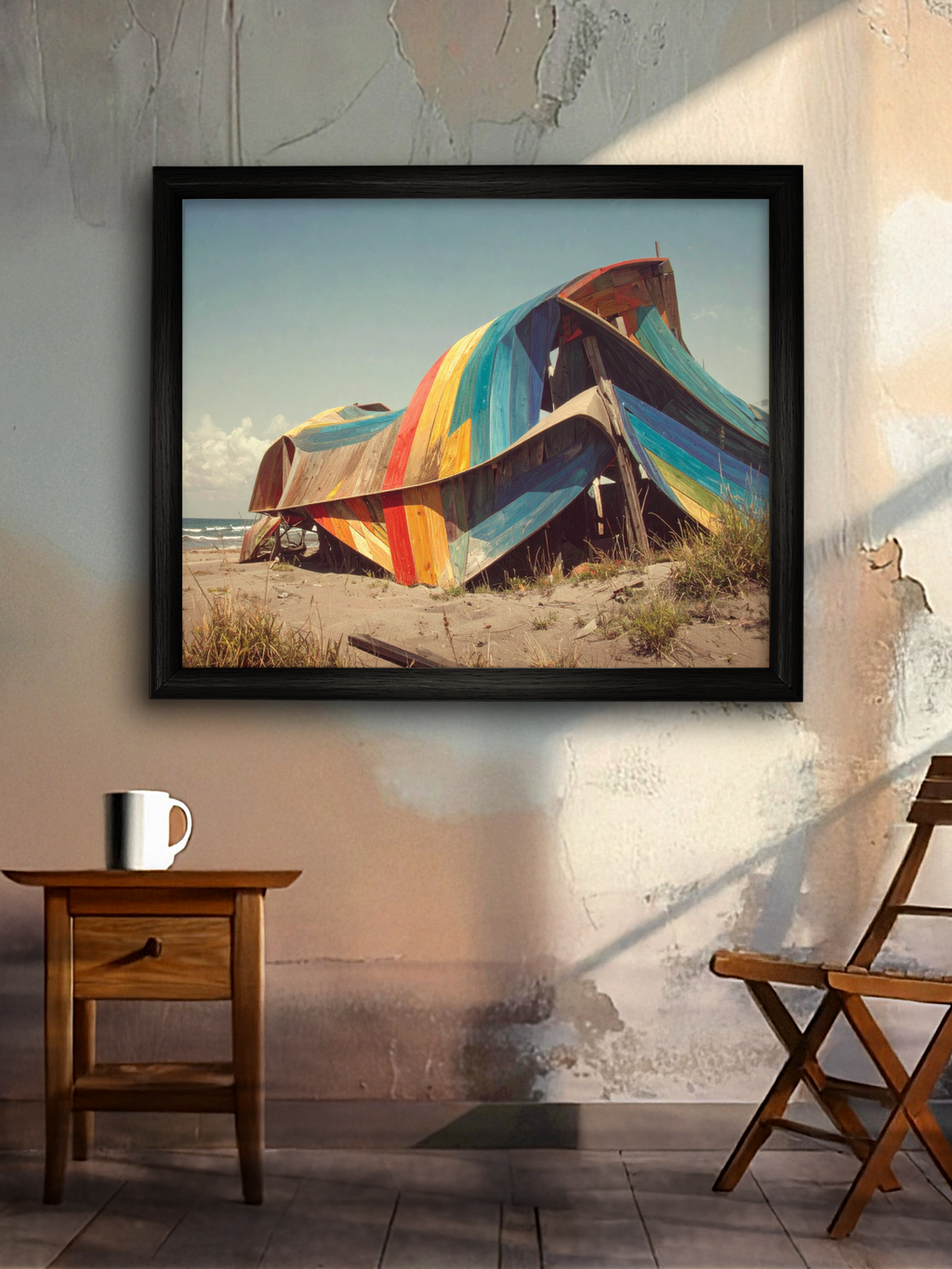 Beach Vibes - Framed Canvas