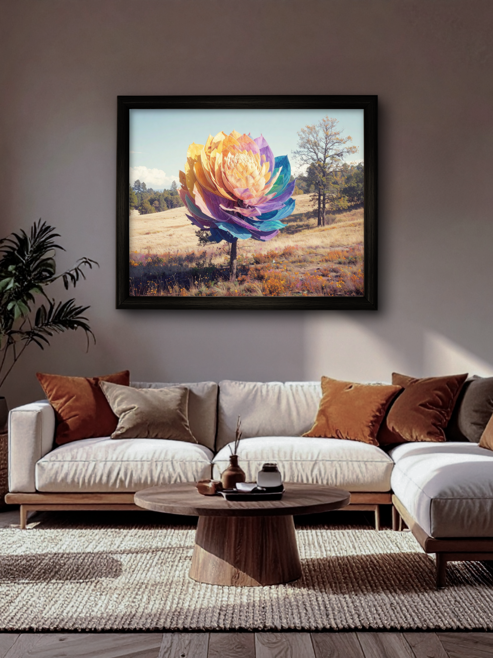 Tree Forms - Framed Canvas